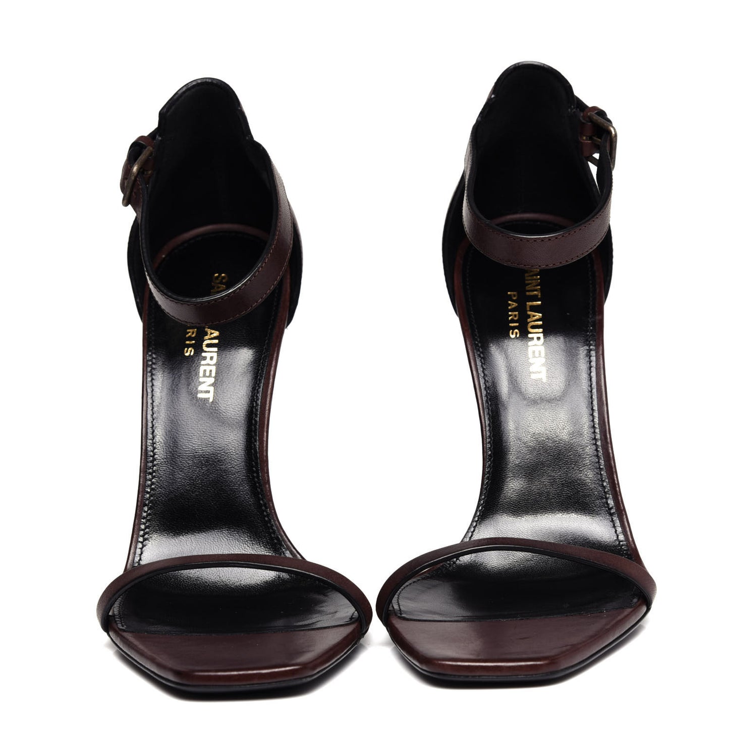 Calfskin Opyum Sandals 37.5 Brown