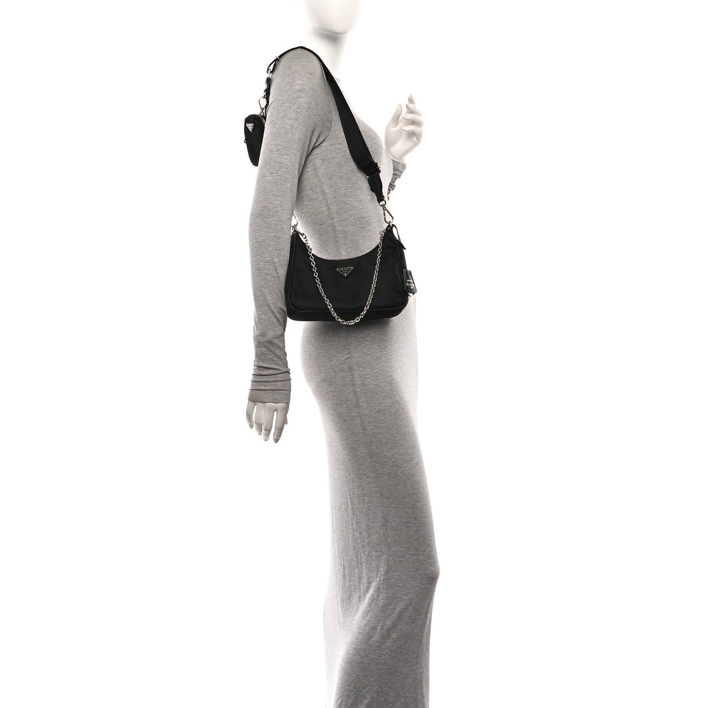 Nylon Re-Edition 2005 Shoulder Bag Black