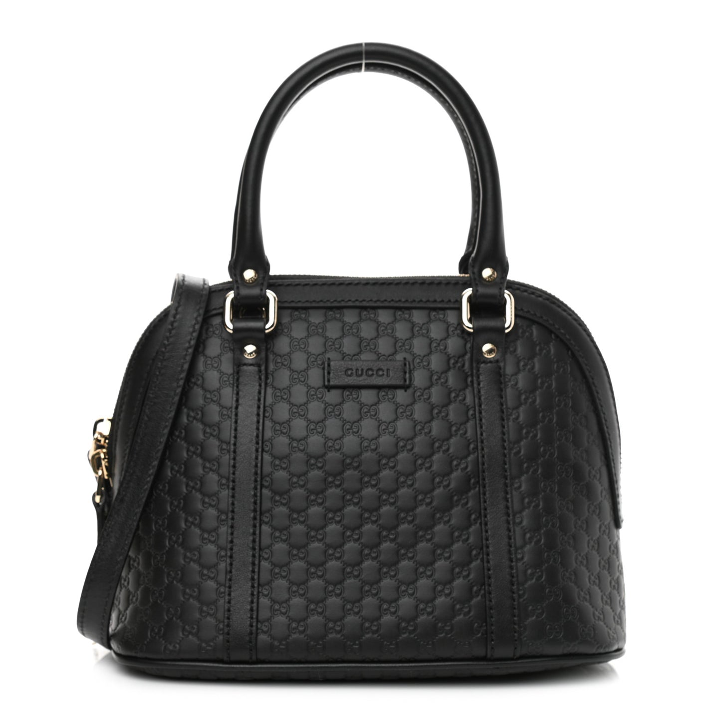 Microguccissima Mini Dome Bag Black