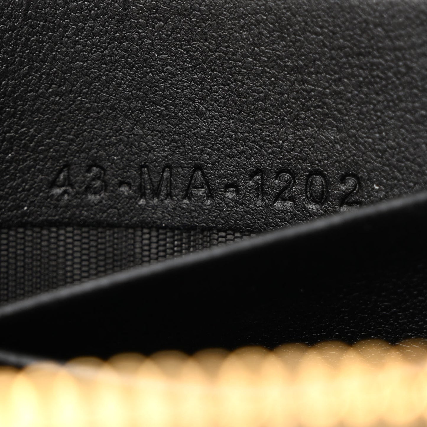 Lambskin Cannage Lady Dior Phone Holder Black