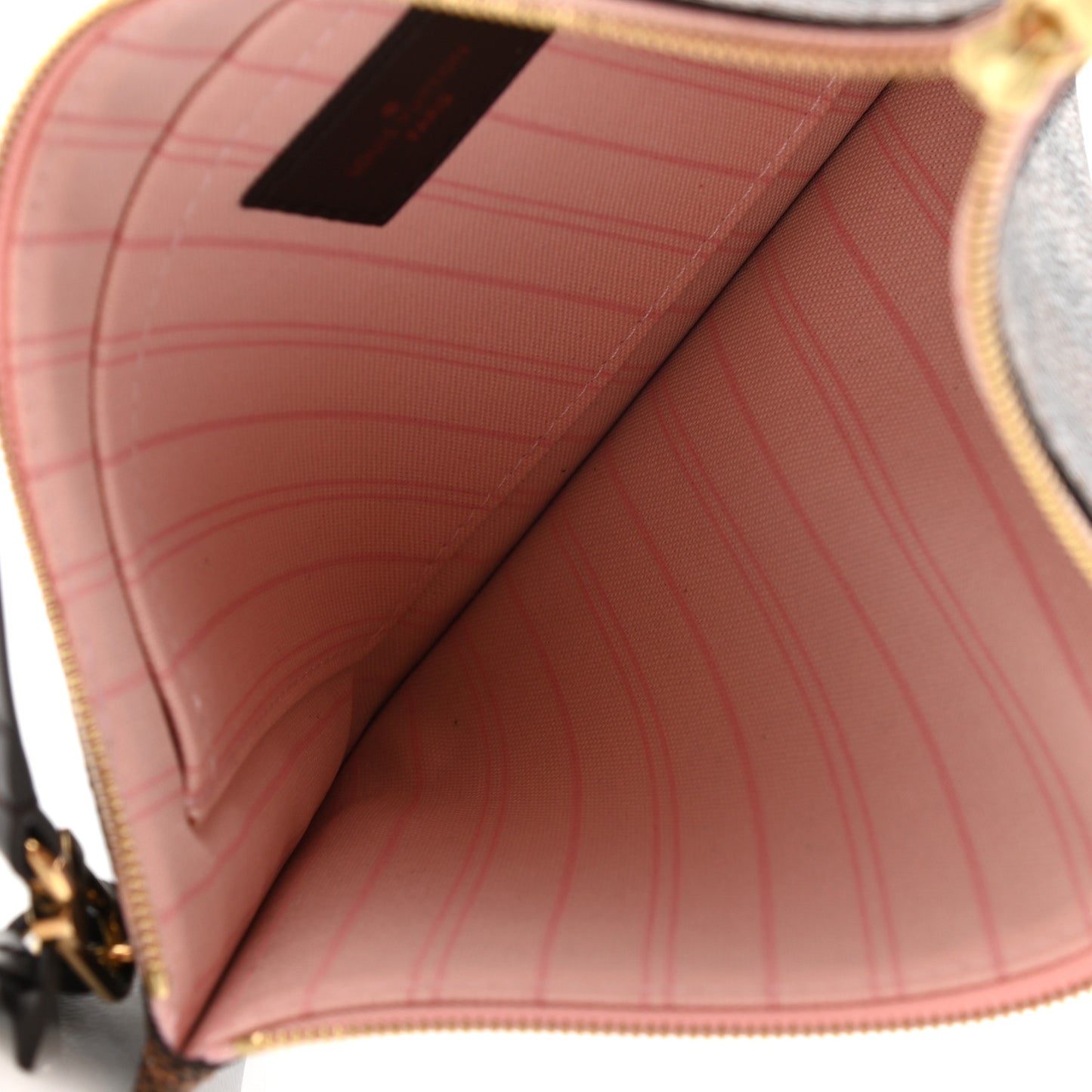 Damier Ebene Neverfull MM GM Pochette Rose Ballerine