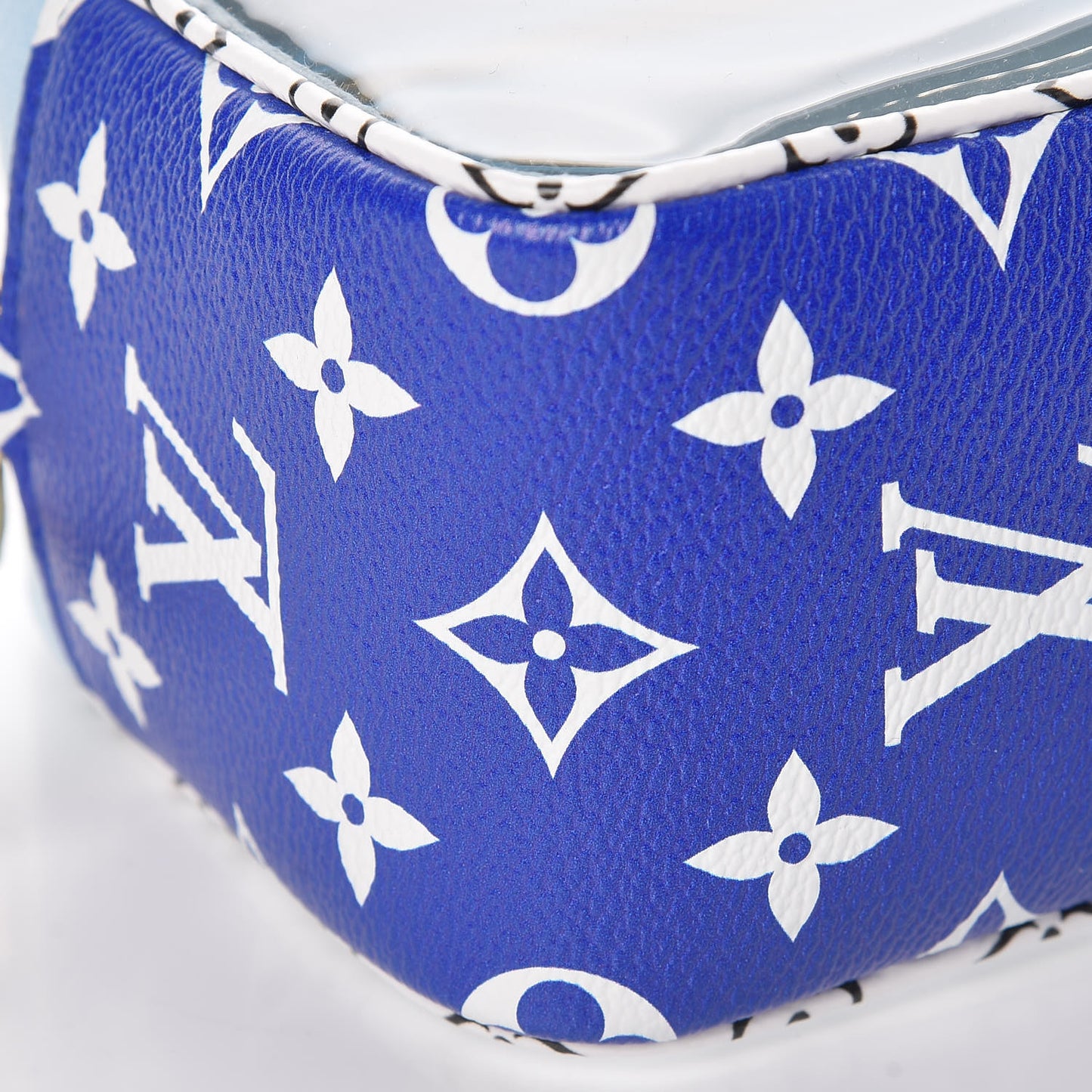Monogram Giant Portofino Beach Pouch Blue