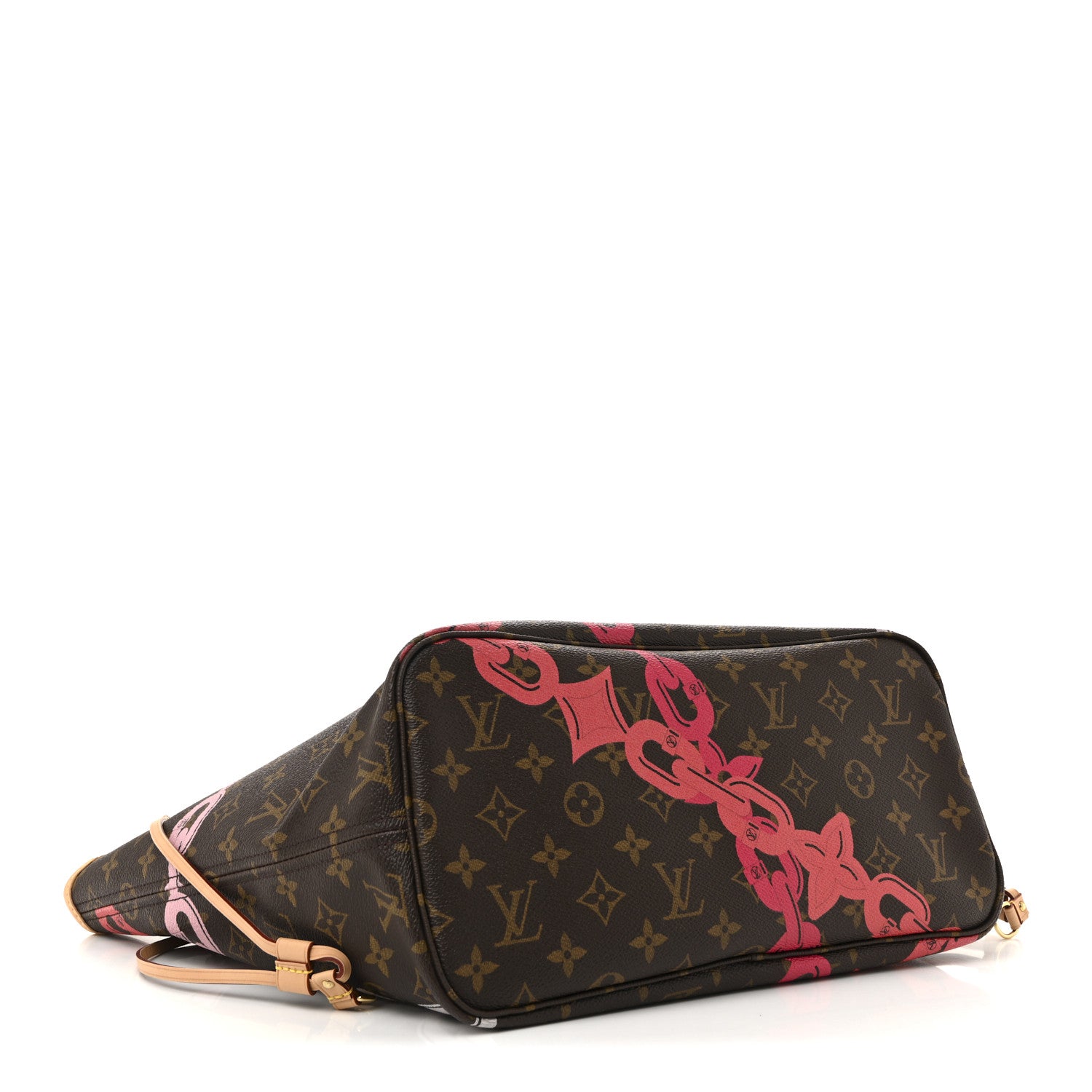 Louis Vuitton Monogram Bay Neverfull MM Rose Ballerine Poppy 5 of 16