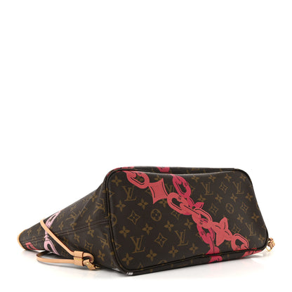 Louis Vuitton Monogram Bay Neverfull MM Rose Ballerine Poppy 5 of 16