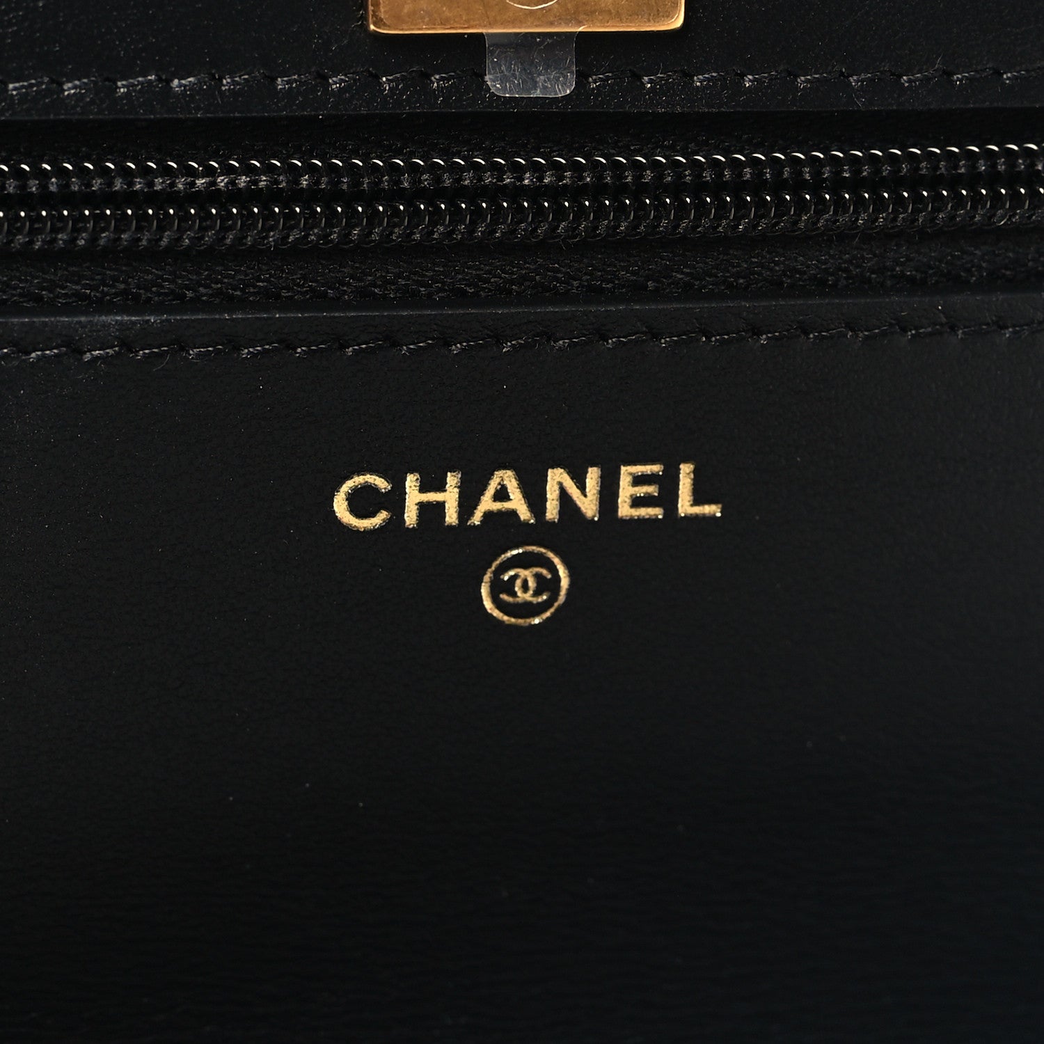 Chanel Pearly Caviar Quilted Fit For You Wallet On Chain WOC Black 6 of 12