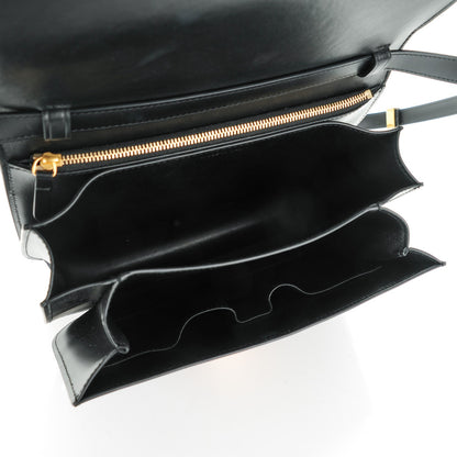 Celine Box Calfskin Medium Classic Box Flap Bag Black 5 of 7