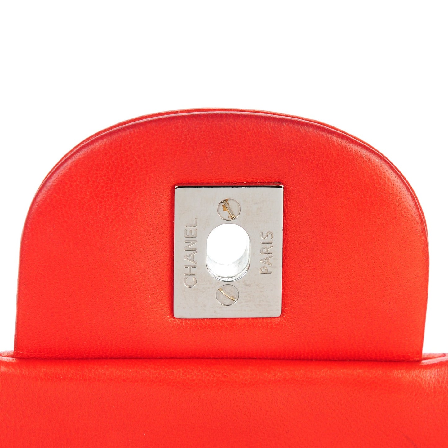 Lambskin Quilted Maxi Double Flap Red