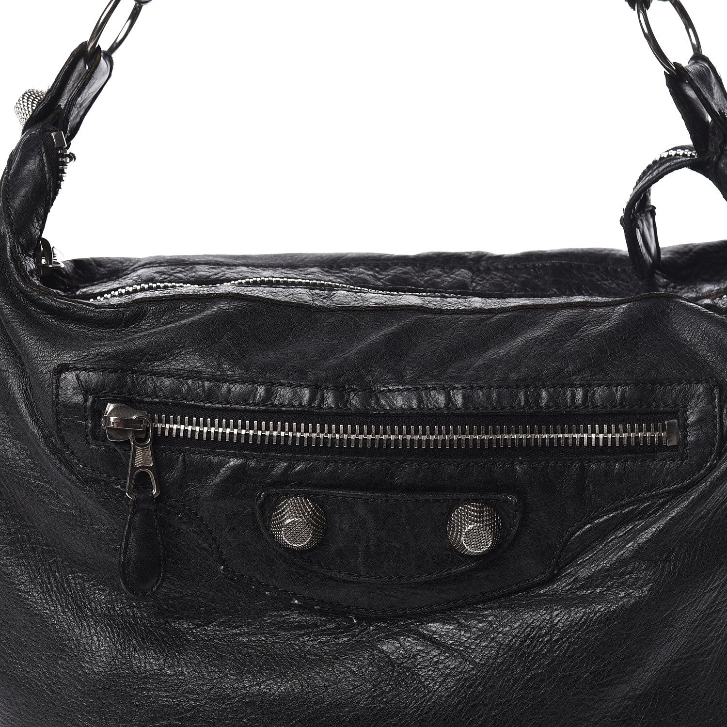 Balenciaga Agneau Giant 21 Silver Hardware Day Hobo Black 20 of 20