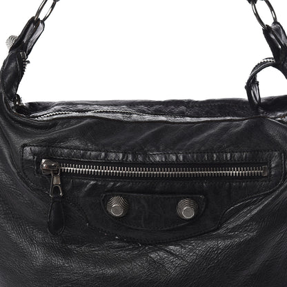 Balenciaga Agneau Giant 21 Silver Hardware Day Hobo Black 20 of 20