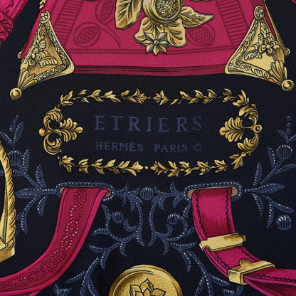 Hermes Silk Concours D Etriers Scarf 90 3 of 4