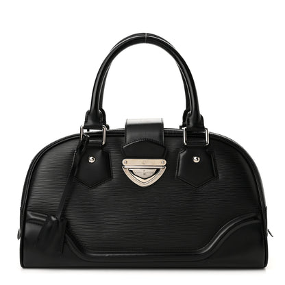 Louis Vuitton Epi Bowling Montaigne GM Black 1 of 9