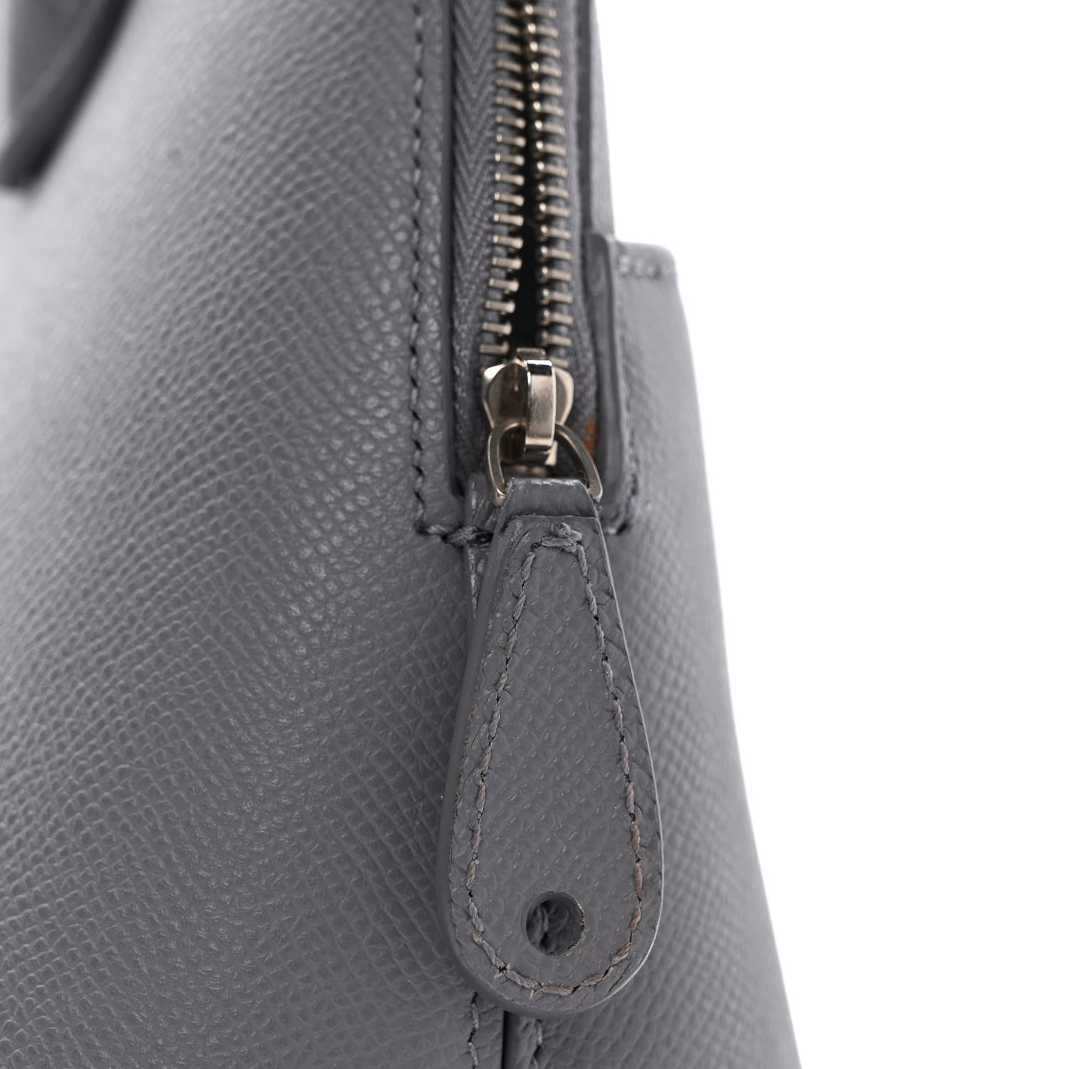 Balenciaga Signature Grained Calfskin Logo S Ville Top Handle Bag Gris Perle Fonce White 8 of 12