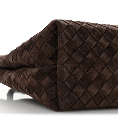 Bottega Veneta Suede Intrecciato Medium Andiamo Shoulder Bag Fondant 8 of 10