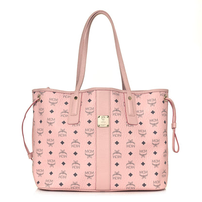 MCM Visetos Medium Liz Reversible Shopper Tote Soft Pink 1 of 19
