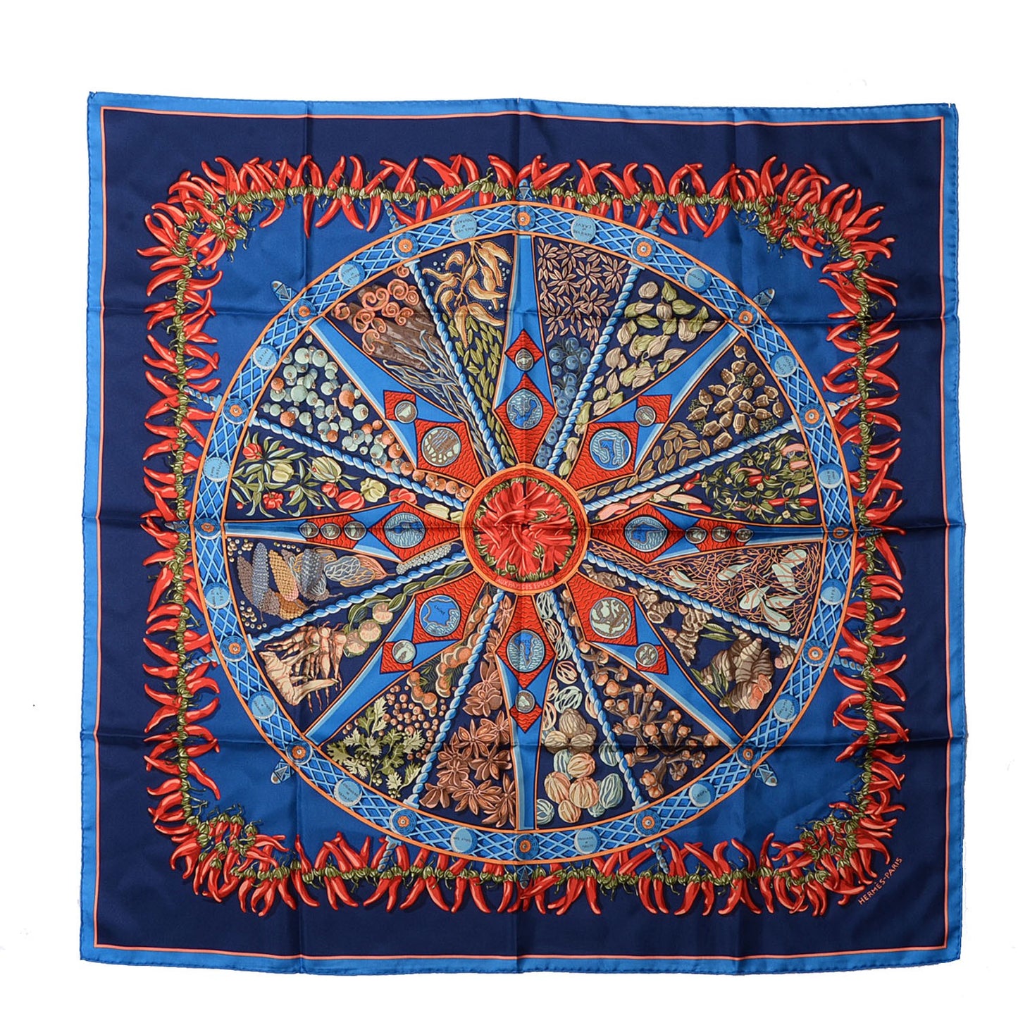 Silk Aux Pays Des Epices Scarf 90