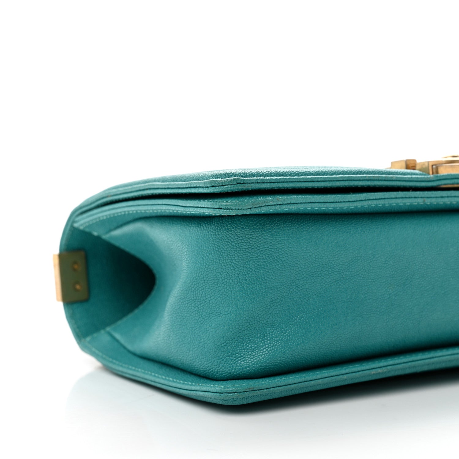 Chanel Caviar Quilted Medium Boy Flap Turquoise 8 of 9
