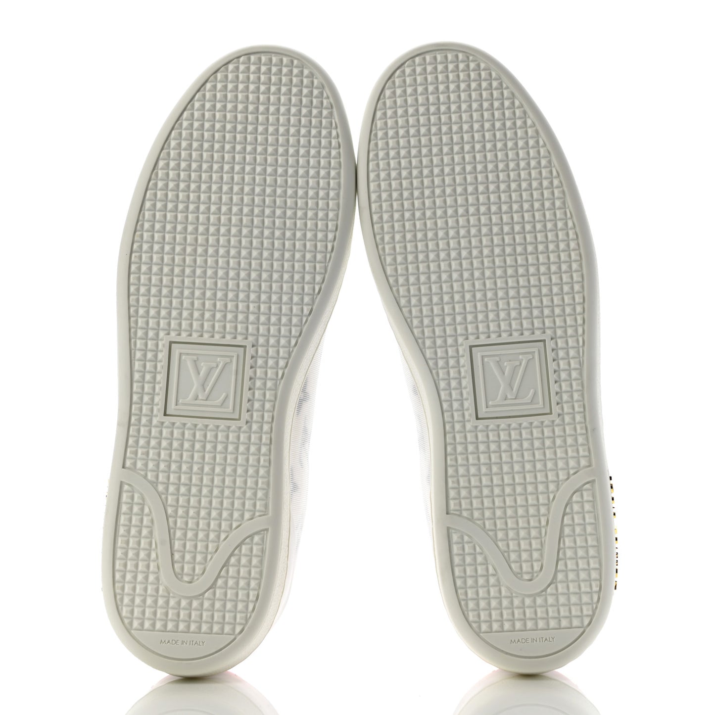 Technical Fabric Calfskin Monogram Frontrow Sneakers 38.5 Pink