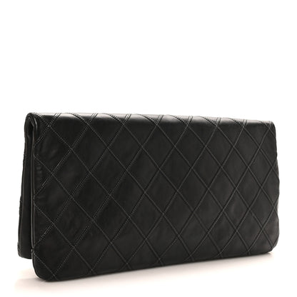 Chanel Calfskin Stitched Thin City Clutch Black 3 of 10
