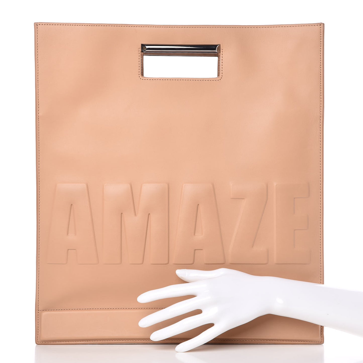 3.1 Calfskin Totes Amaze Tote Beige