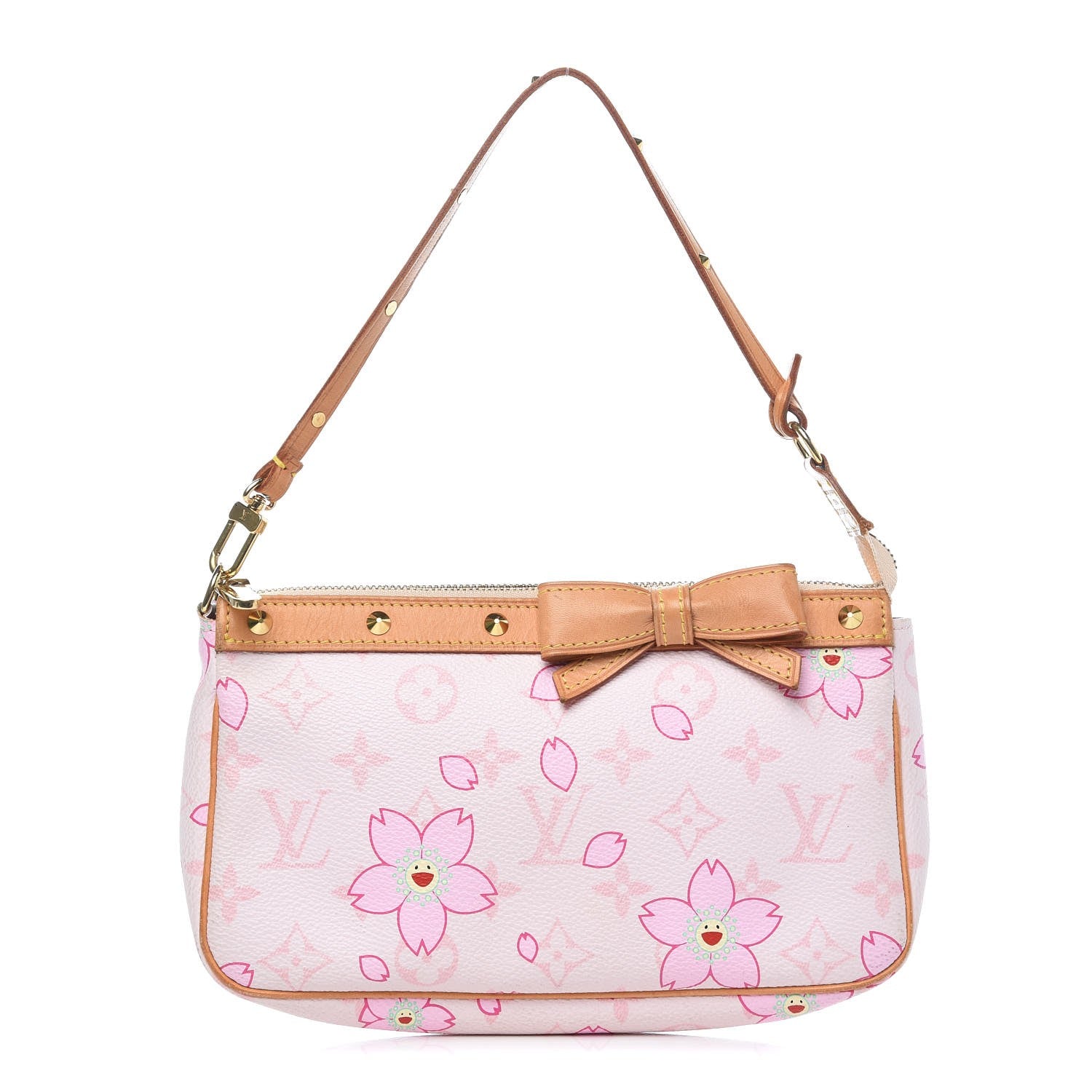 Louis Vuitton Monogram Cherry Blossom Pochette Accessories Pink 1 of 9