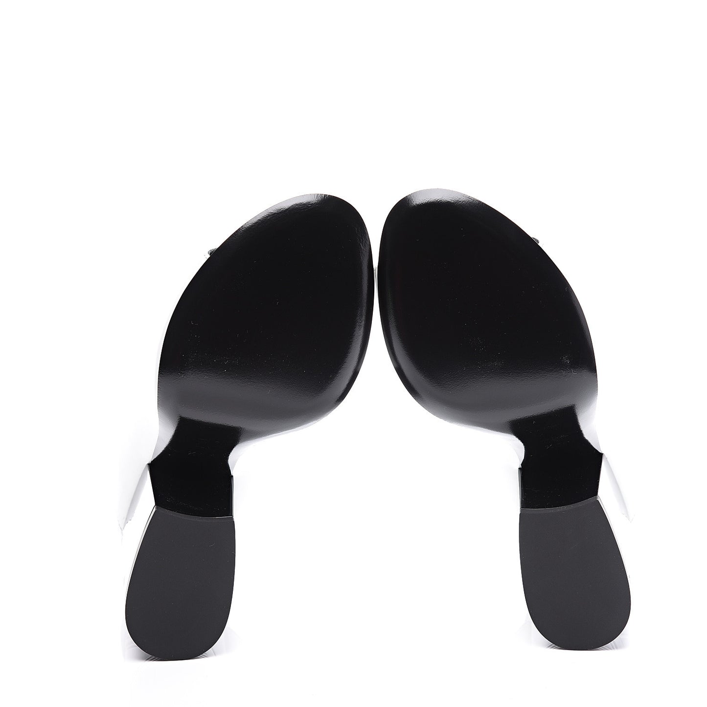 Calfskin Patent Topmost Mule 39.5 White