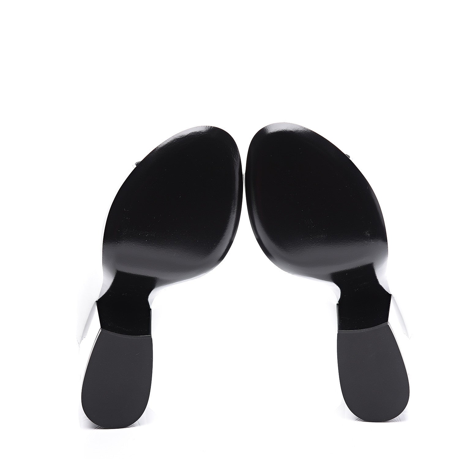 Louis Vuitton Calfskin Patent Topmost Mule 39.5 White 6 of 11