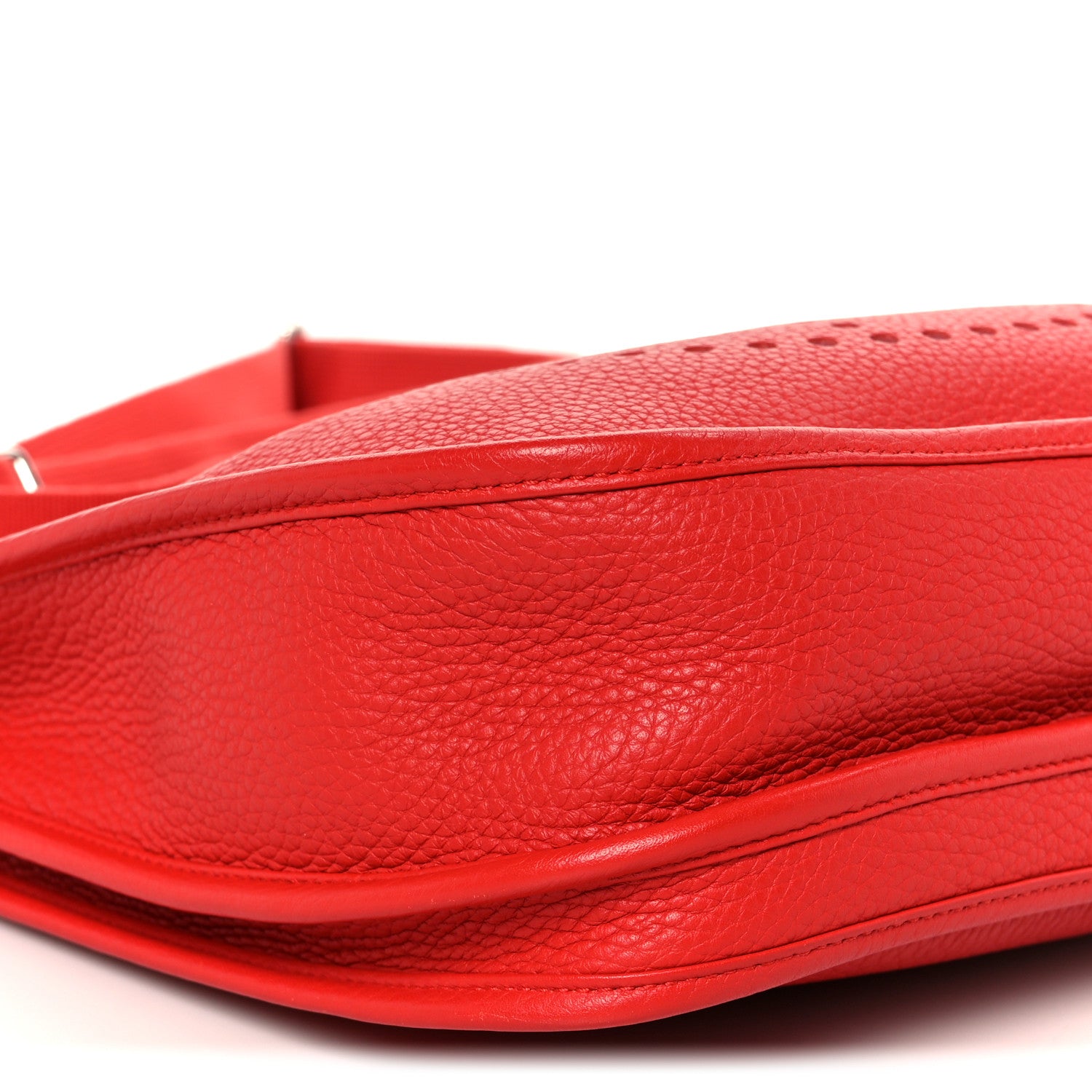 Hermes Taurillon Clemence Evelyne III PM Rouge Tomate 10 of 11