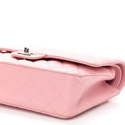 Chanel Caviar Quilted Medium Double Flap Pink 9 of 9