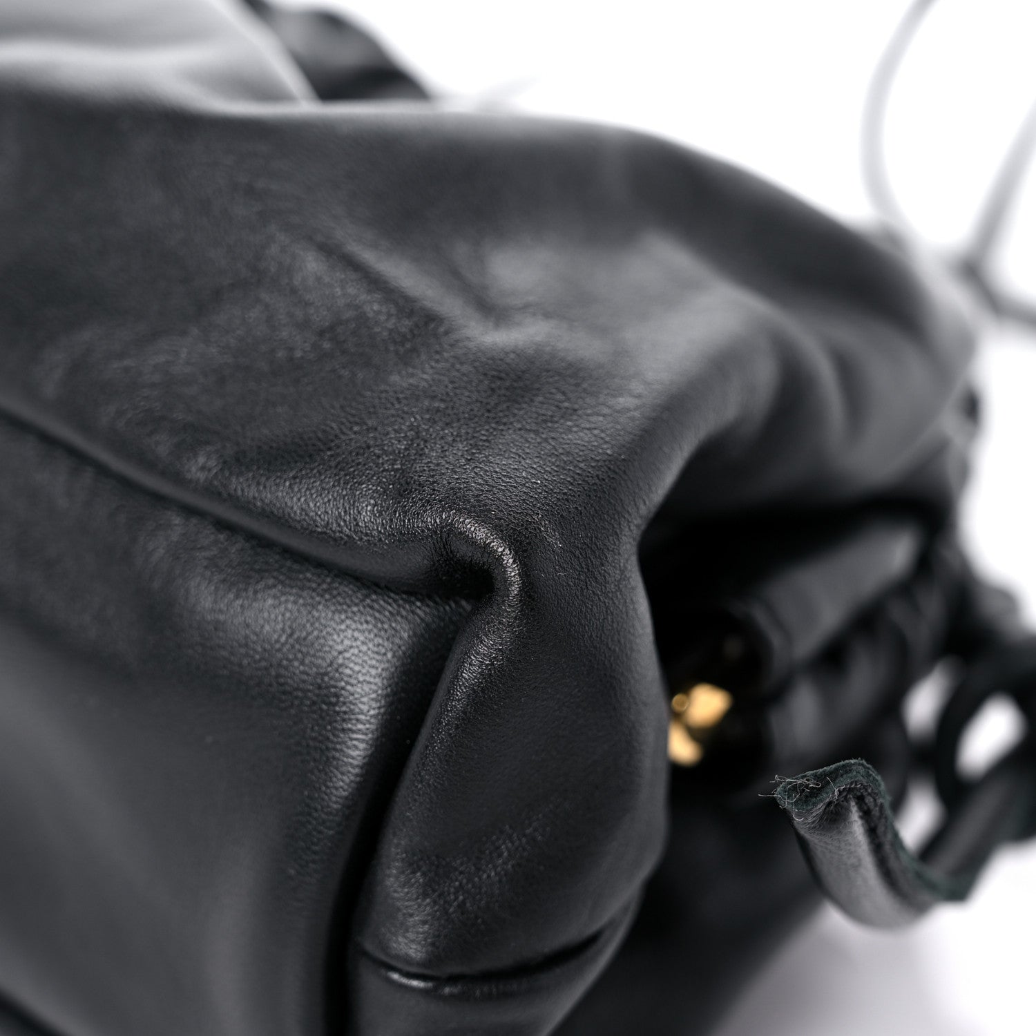 Mansur Gavriel Lambskin Mini Cloud Clutch Black Flamma 10 of 13