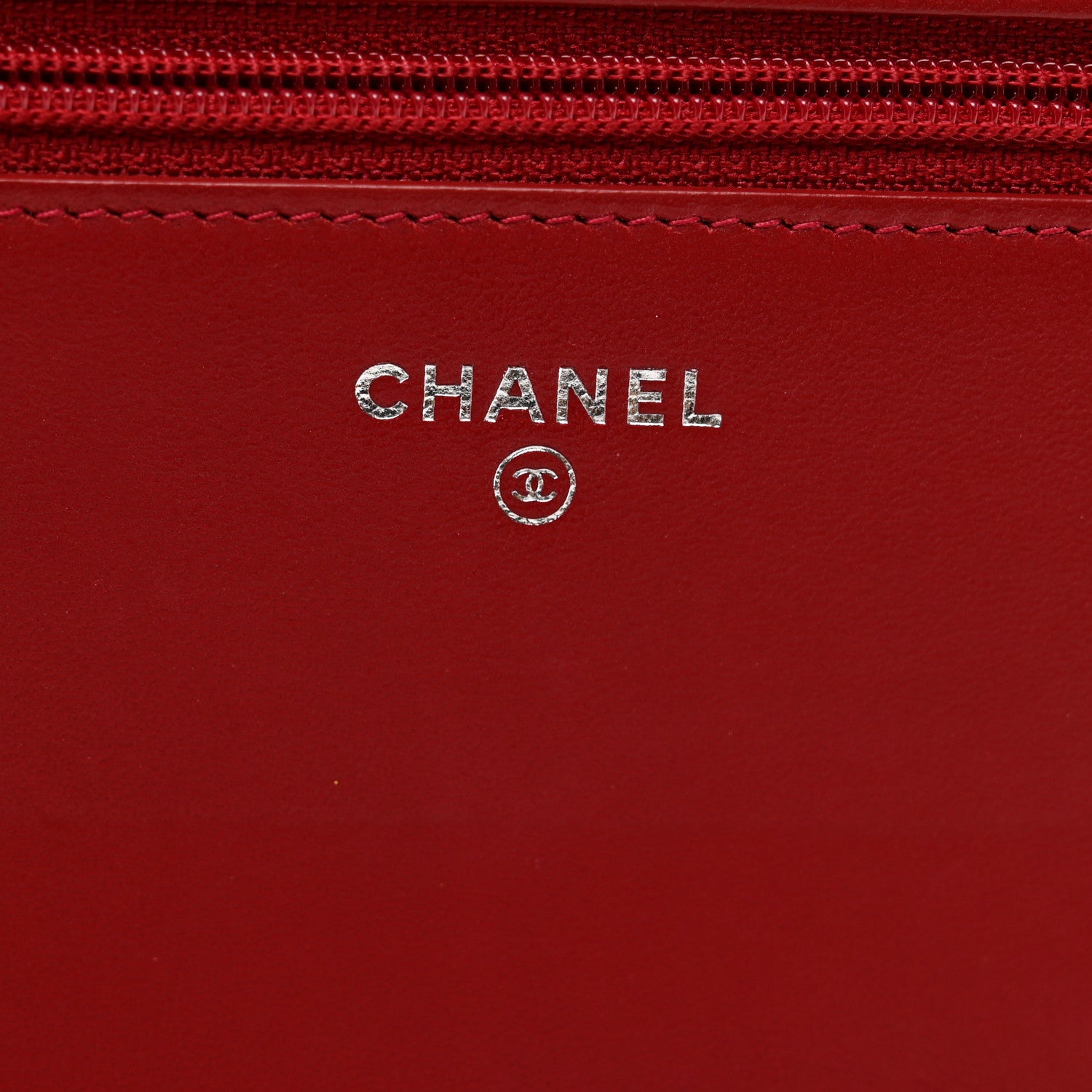 Chanel Metallic Aged Calfskin Quilted Gabrielle Wallet On Chain WOC Silver Black 7 of 14