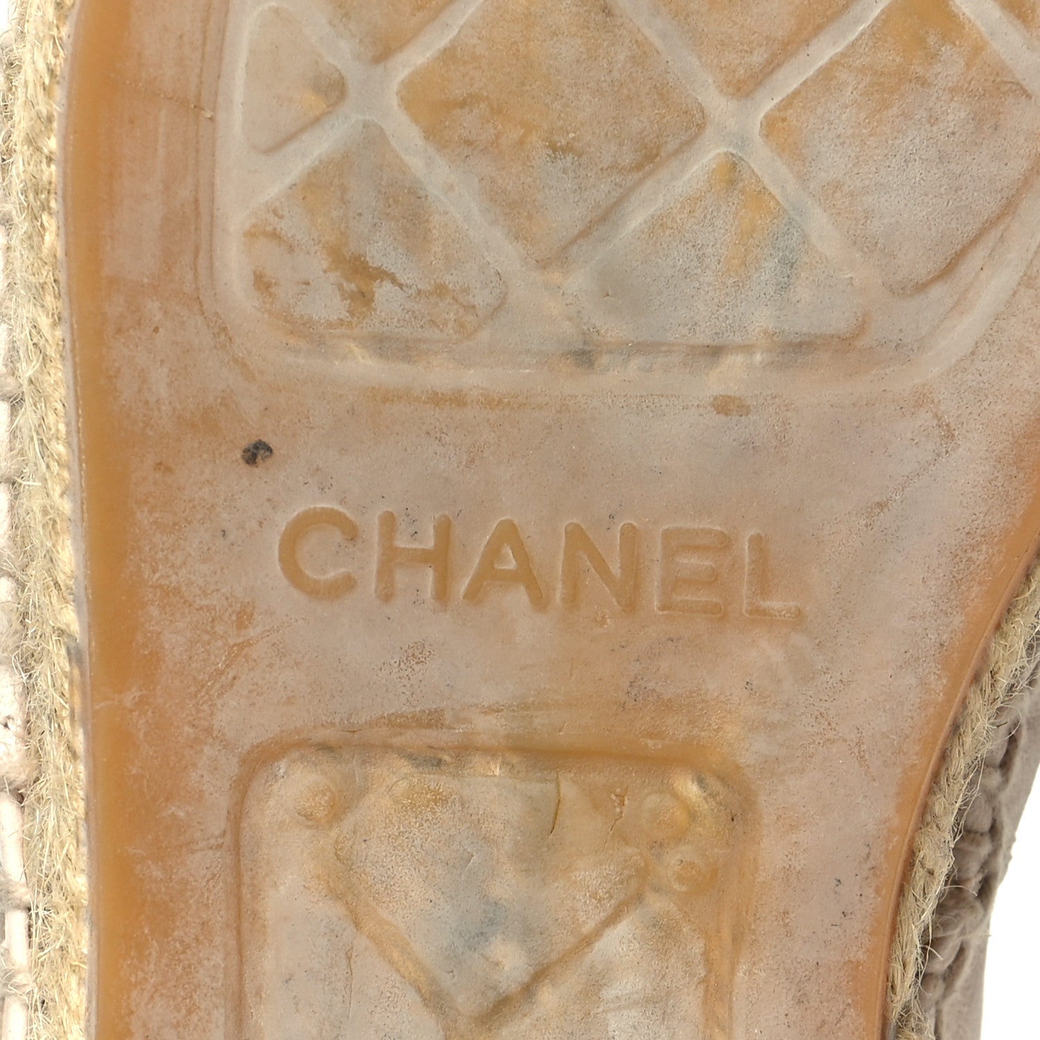 Chanel Calfskin Grosgrain CC Espadrilles 40 Ivory Black 7 of 10
