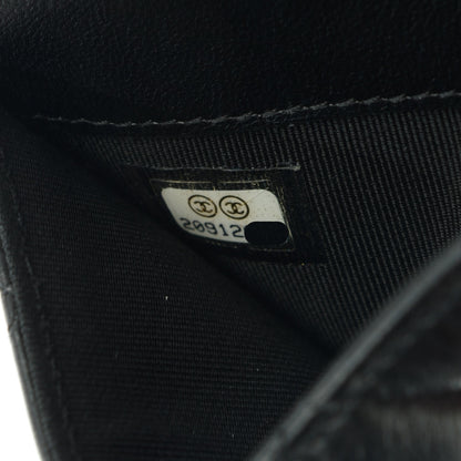 Chanel Lambskin Quilted Flap Card Holder Black 7 of 8