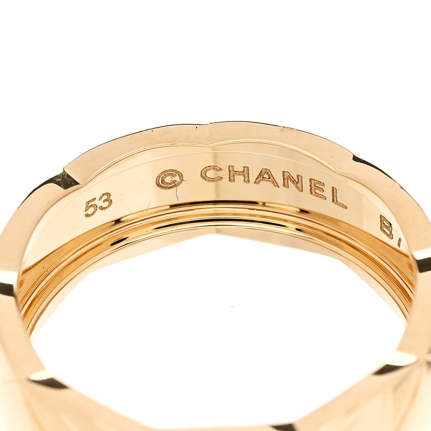 18K Yellow Gold Small Coco Crush Ring 53 6.25