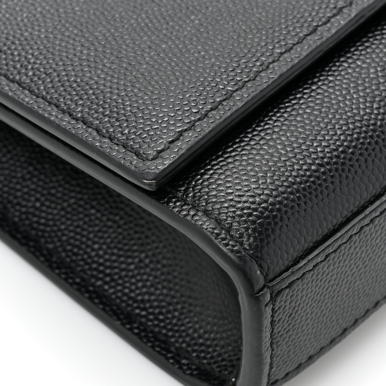 Saint Laurent Grain De Poudre Small Monogram Kate Satchel Black 10 of 11