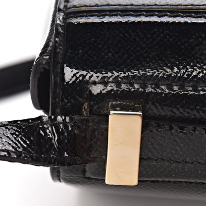 Givenchy Textured Patent Calfskin Mini Pandora Box Crossbody Bag Black 11 of 18