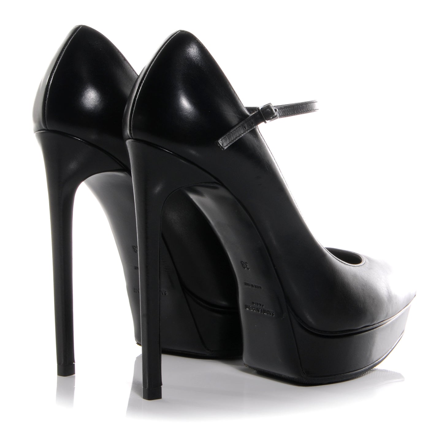 Leather Classic Janis 105 Mary Jane Pump Black