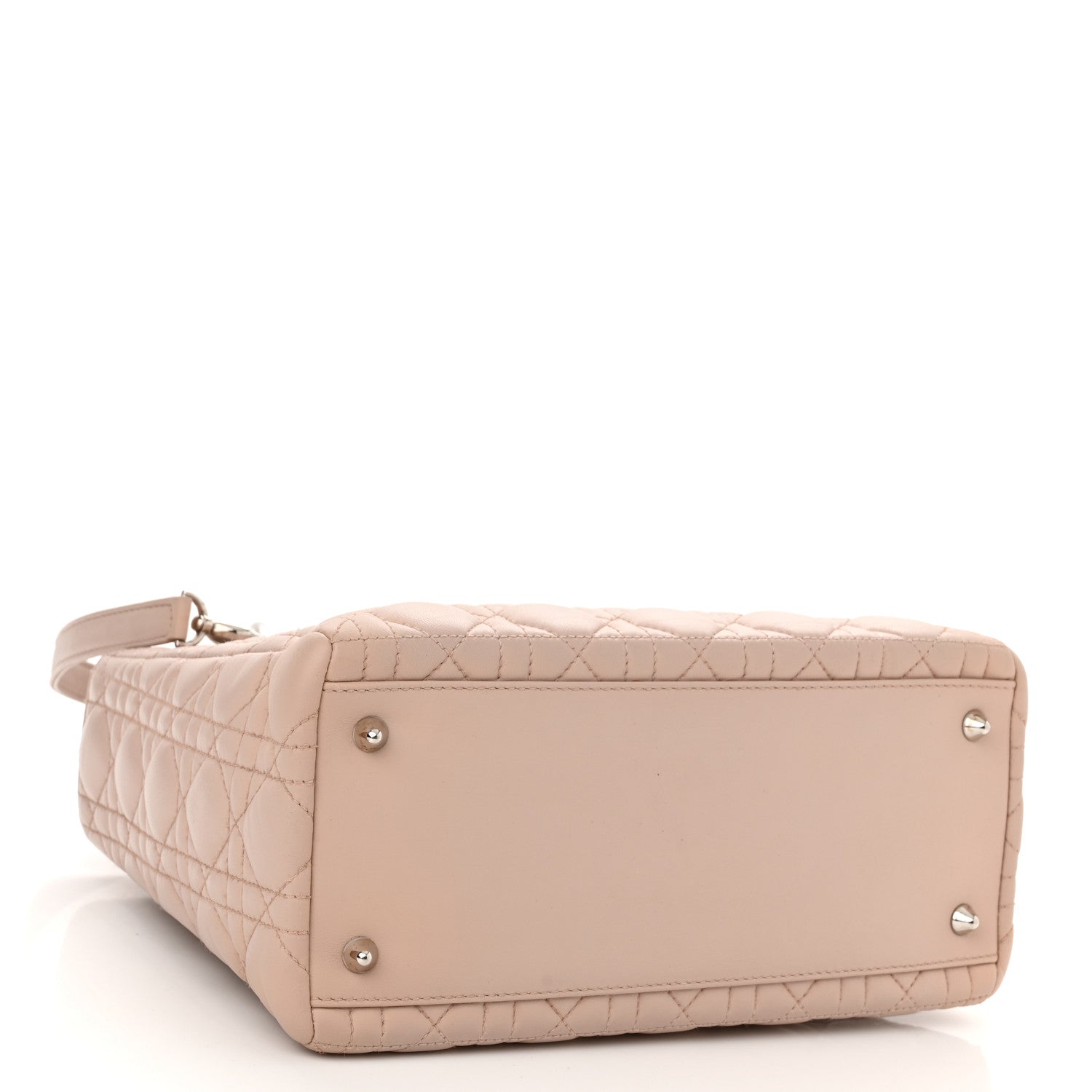 Christian Dior Lambskin Cannage Medium Lady Dior Rose Poudre 4 of 10