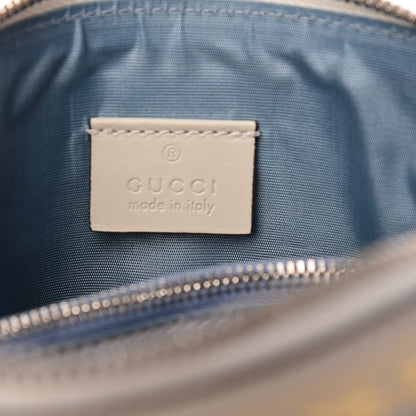 Gucci X SEGA Calfskin GUCCY Stars Mini Dome Shoulder Bag Mystic White Gold 6 of 9