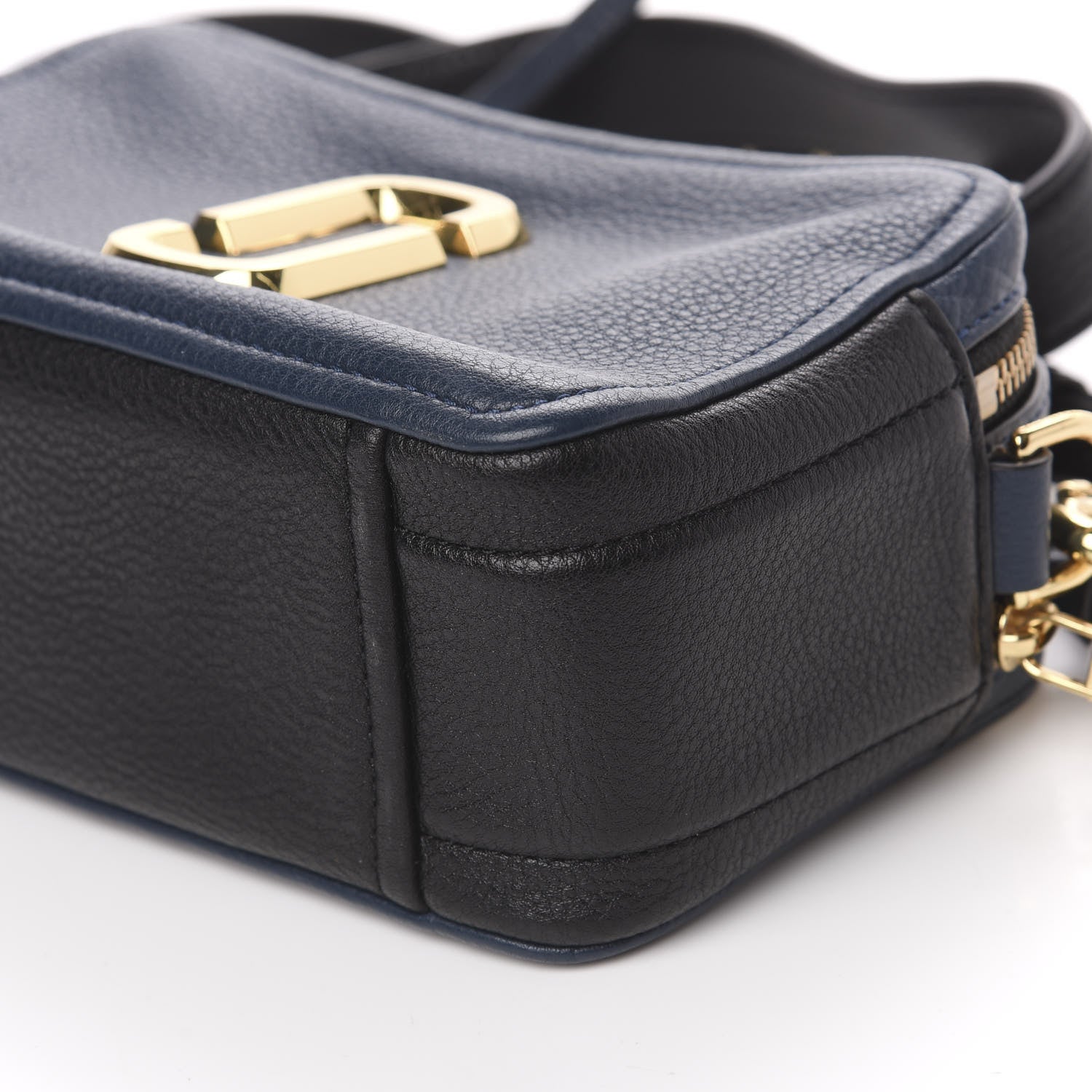 Marc Jacobs Supple Natural Grain Calfskin Softshot 21 Crossbody Bag Navy 11 of 11