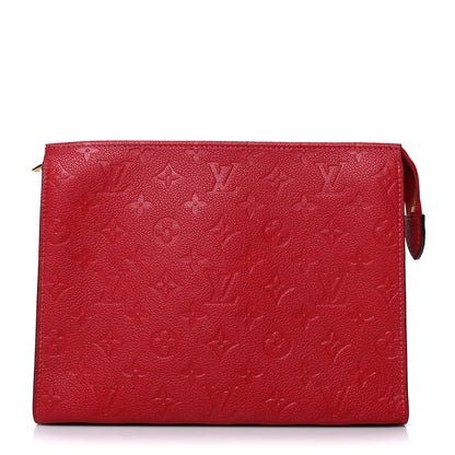 Louis Vuitton Empreinte Monogram Toiletry Pouch 26 Scarlet 1 of 10
