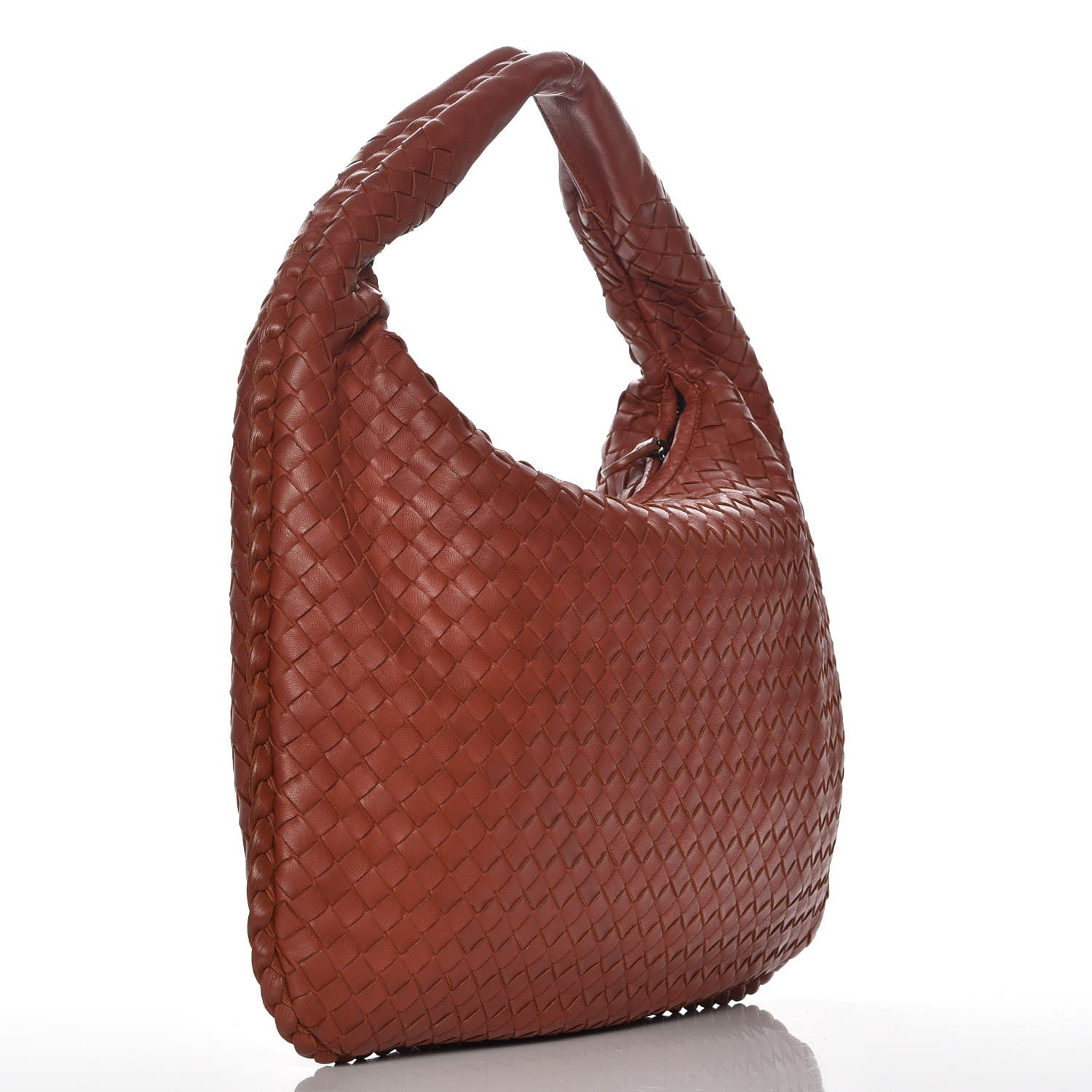 Bottega Veneta Nappa Intrecciato Medium Veneta Hobo Rust 3 of 7