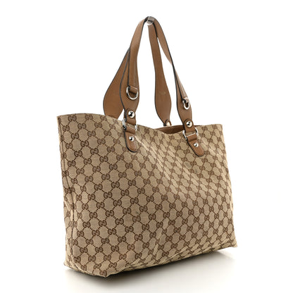 Gucci Monogram Medium Icon Bit Tote Light Brown 3 of 17