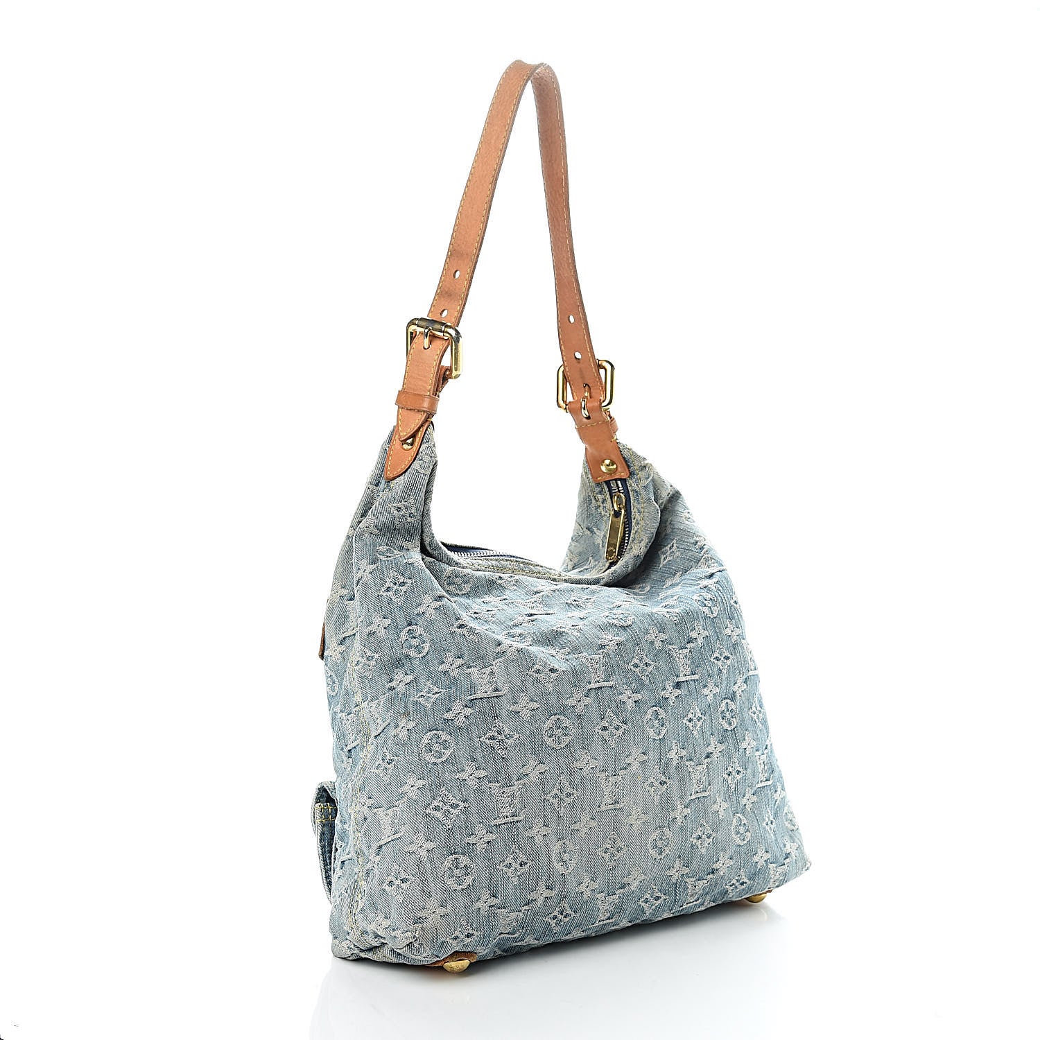 Louis Vuitton Denim Baggy GM Blue 3 of 14