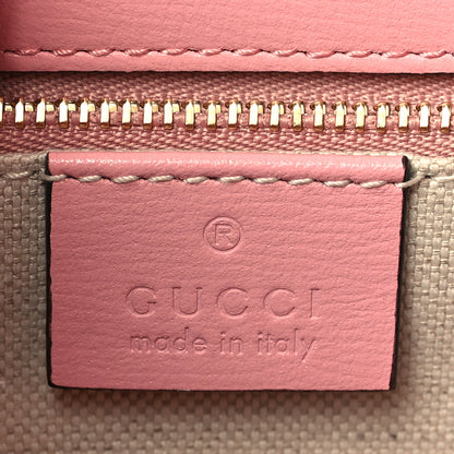 Gucci Azalea Calfskin Horsebit 1955 Shoulder Bag New Cherry Red Wild Rose 6 of 9