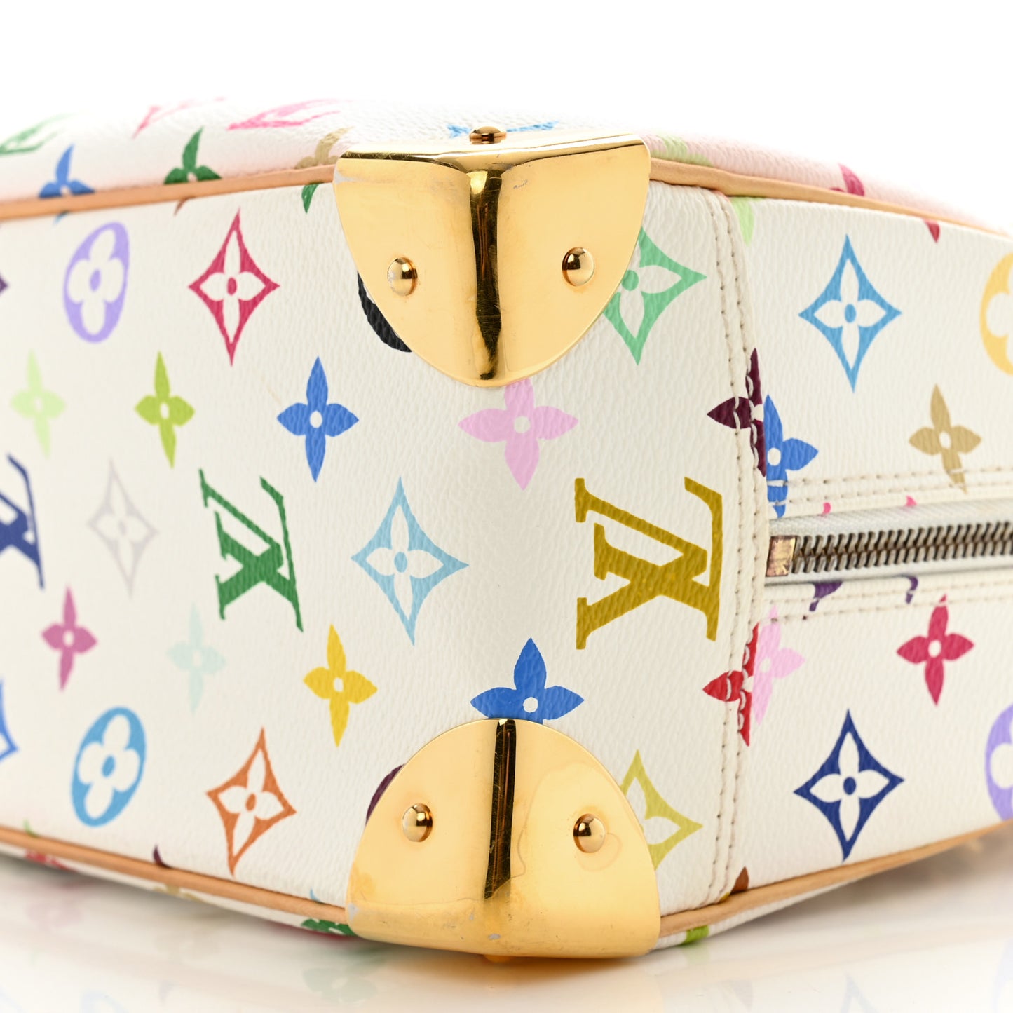 Monogram Multicolor Trouville White