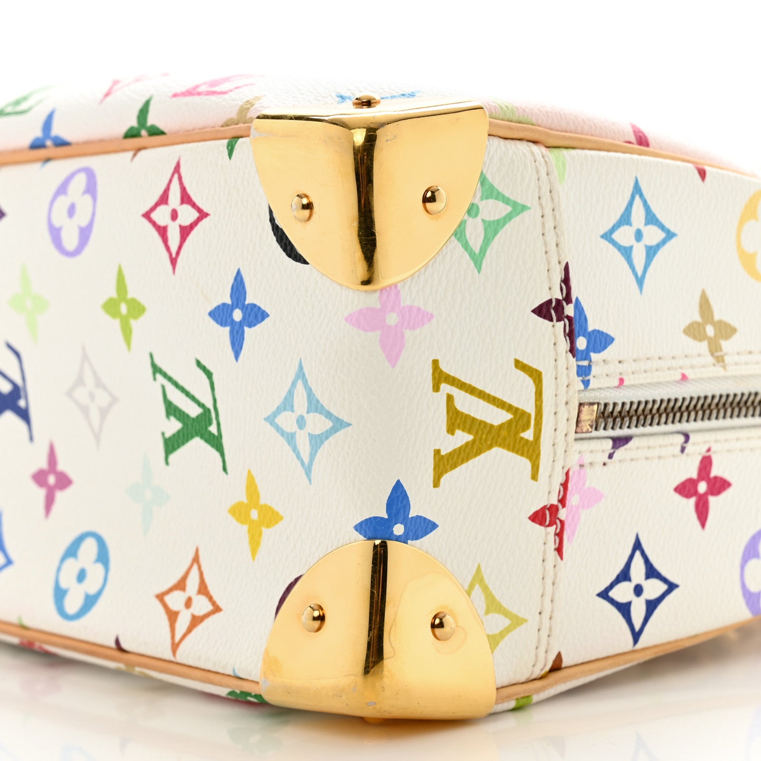 Louis Vuitton Monogram Multicolor Trouville White 9 of 12