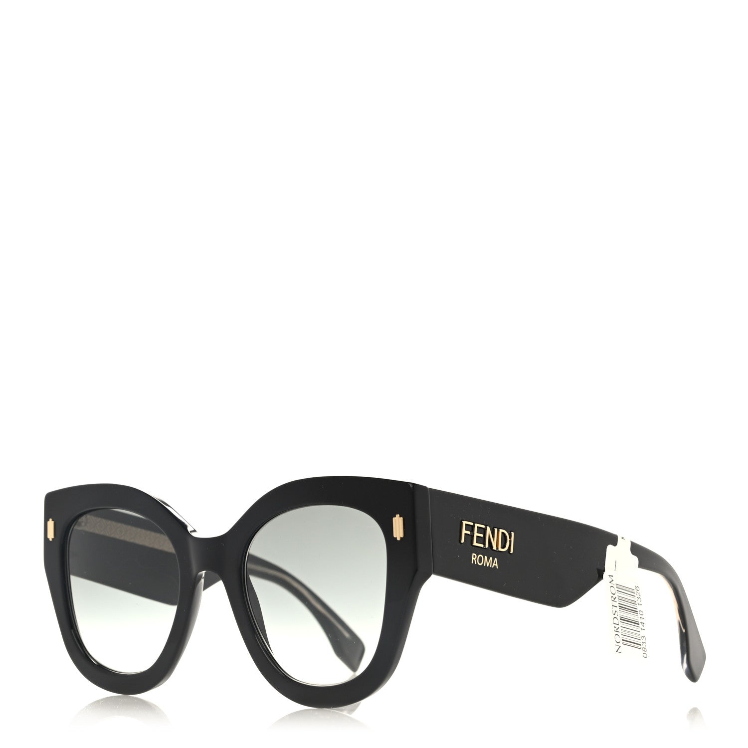 Fendi Acetate Cat Eye Sunglasses FF0452 Black 1 of 8