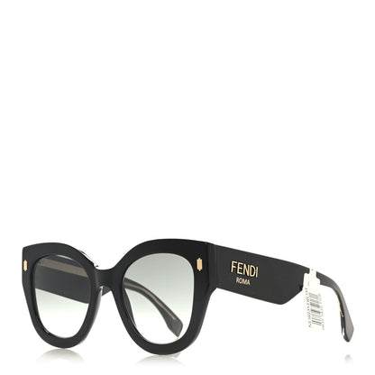Fendi Acetate Cat Eye Sunglasses FF0452 Black 1 of 8