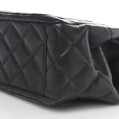Chanel Caviar Quilted Frame Shoulder Bag Black 8 of 9
