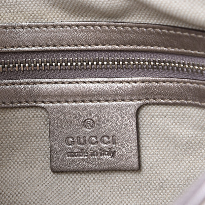 Gucci Metallic Guccissima Large GG Twins Hobo Mauve 6 of 9